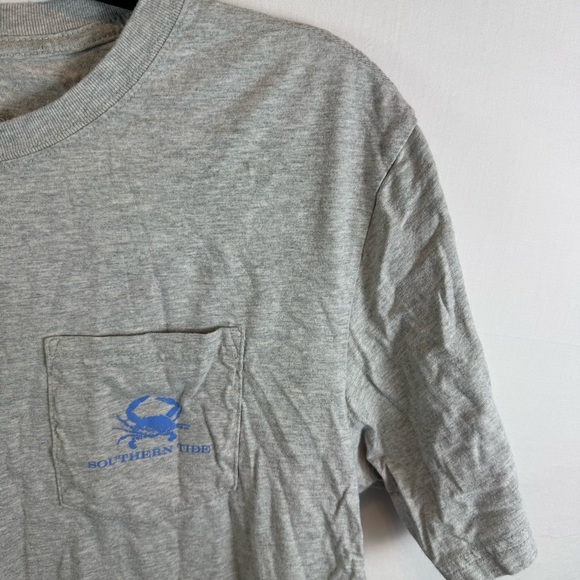Southern Tide Gray Short Sleeve Tee Mens Size M - Picture 4 of 5